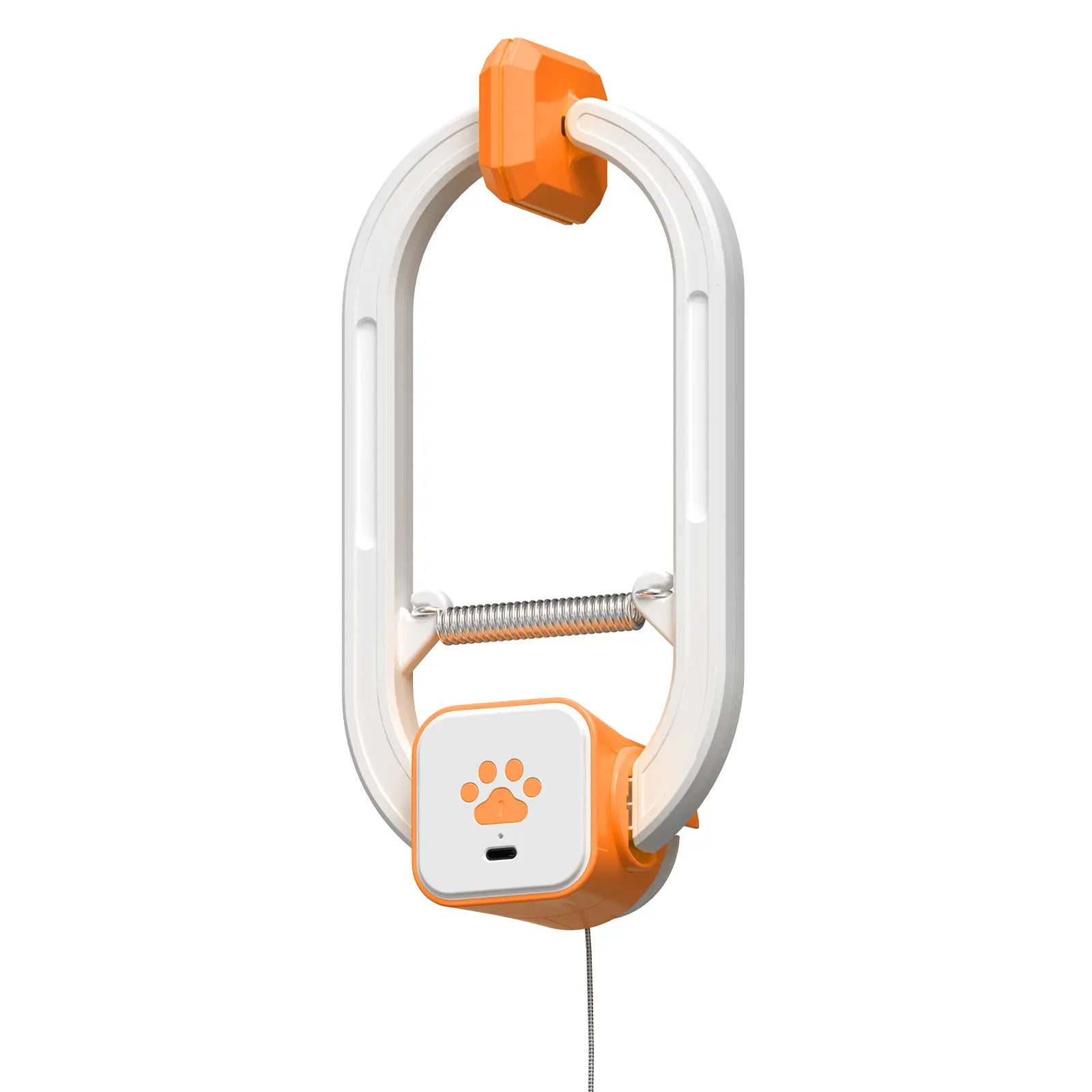 KittyHang™ Hands-Free Cat Entertainer – Smart Teaser Wand with Realistic Random Movement | Rechargeable, Durable Door Clip Design