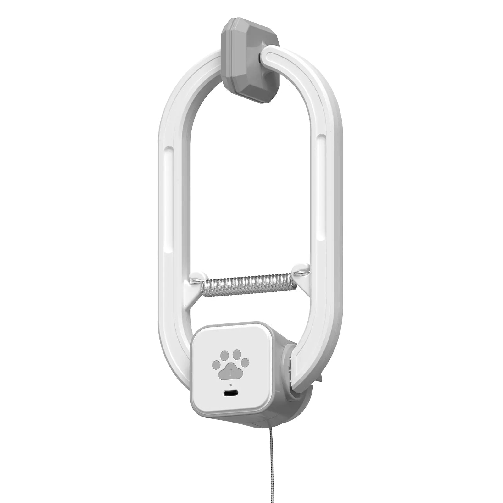 KittyHang™ Hands-Free Cat Entertainer – Smart Teaser Wand with Realistic Random Movement | Rechargeable, Durable Door Clip Design