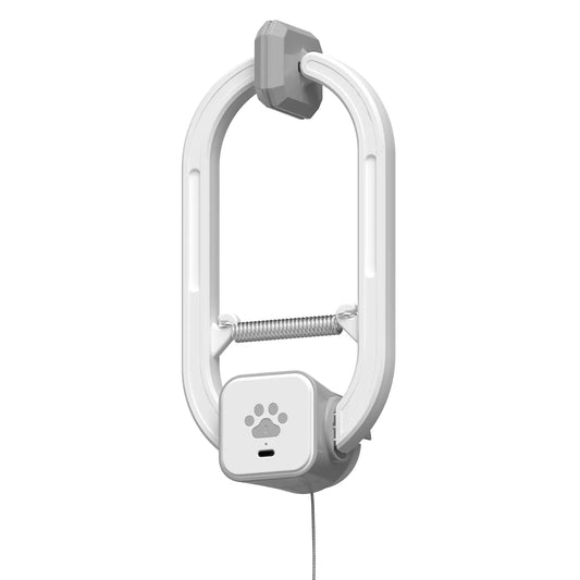 KittyHang™ Hands-Free Cat Entertainer – Smart Teaser Wand with Realistic Random Movement | Rechargeable, Durable Door Clip Design